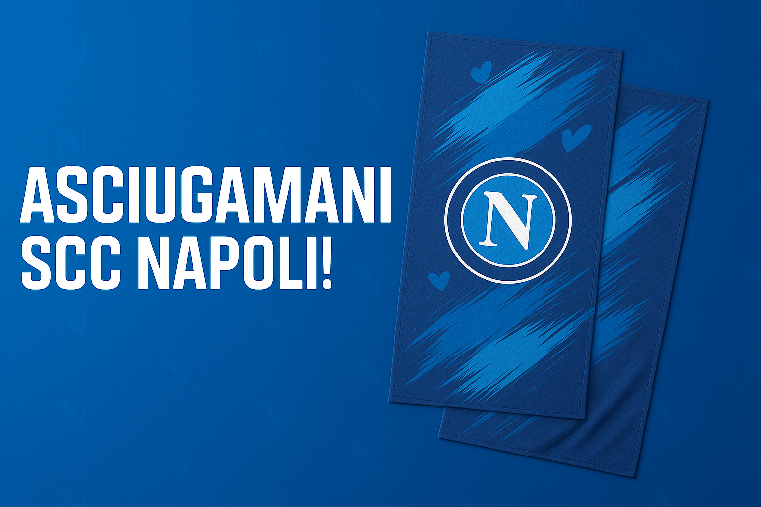 Asciugamani SSC Napoli – Passione Azzurra anche in spiaggia