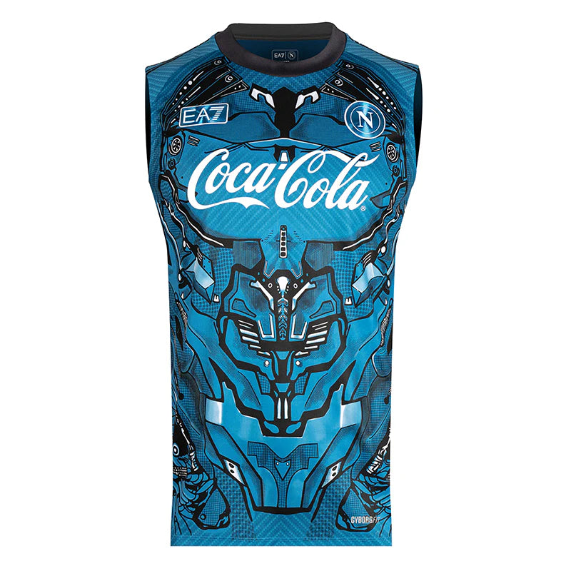 Smanicata del Napoli da Allenamento, Versione Cyborg Azzurra 2025/26