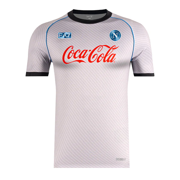 Maglia del Napoli da Allenamento, Versione Cyborg Bianca 2025/26