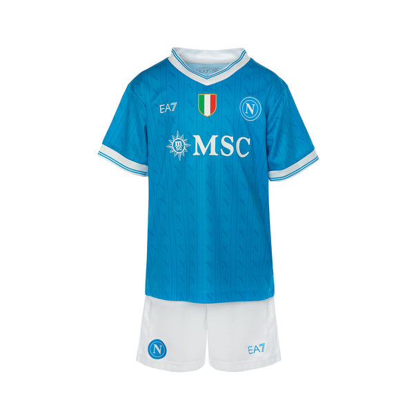 Kit Junior del Napoli da gara 2025/2026 , Casa