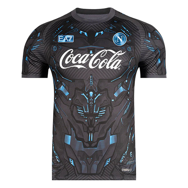 Maglia del Napoli da Allenamento, Versione Cyborg Nera 2025/26